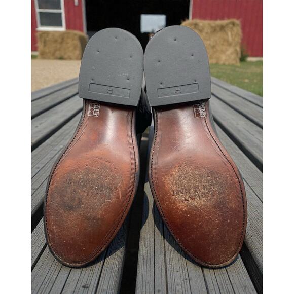 Ariat Bench Made Clanton Western Boot Black Mens Size 8.5 Fast Ship - Picture 12 of 13